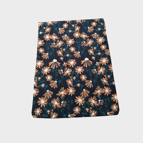 Black Floral Book Sleeve - Picture 2 of 6